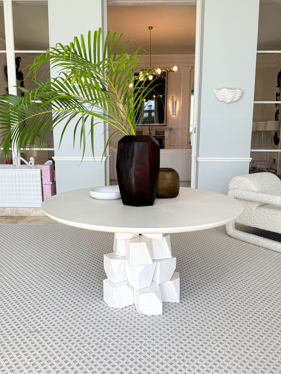 Plastered Stone Dining Table