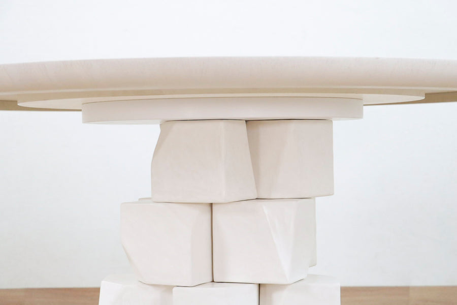 Plastered Stone Dining Table